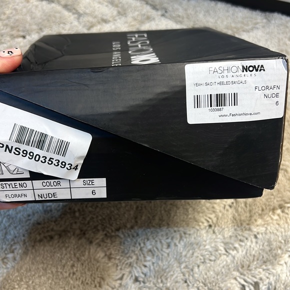 FASHION NOVA - Yeah I Said It Heeled Sandals - Nude - Picture 6 of 9